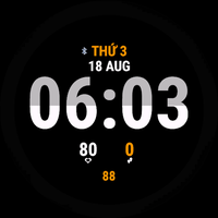 Bold watch face