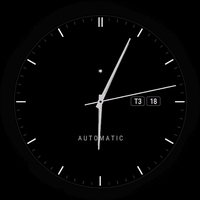 Noir watch face